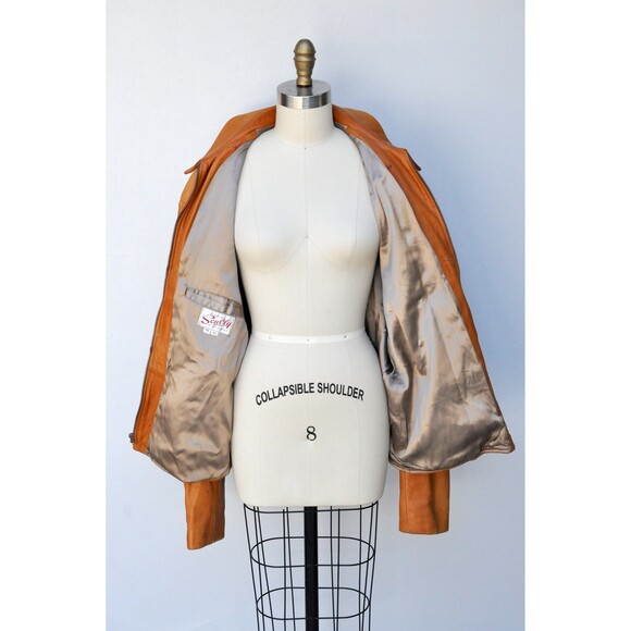 Vintage Mens Leather Jacket - Buttery Soft Leather - Scully Los Angele Supple XL - Picture 8 of 10